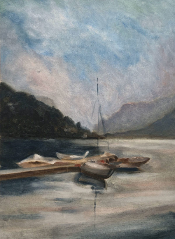 Alba sul lago<br> Barbara Molteni