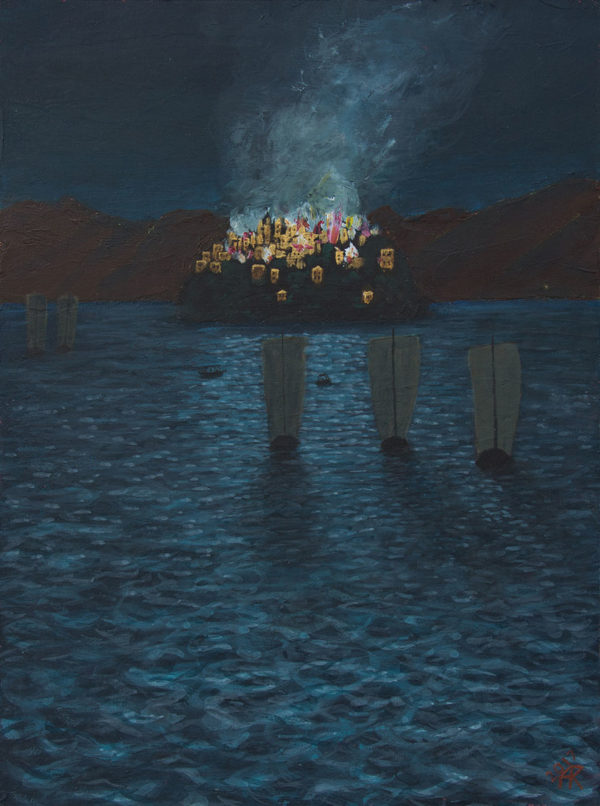 Incendio dell’isola<br>Adriano Rovi